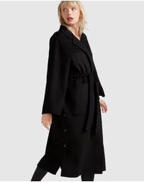 Belle & Bloom - Wide Awake Split Hem Overcoat