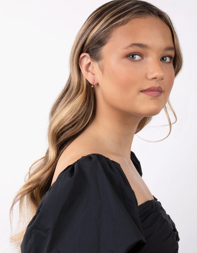 Lovisa - Gold Plated Sterling Silver Heart Locket Earring