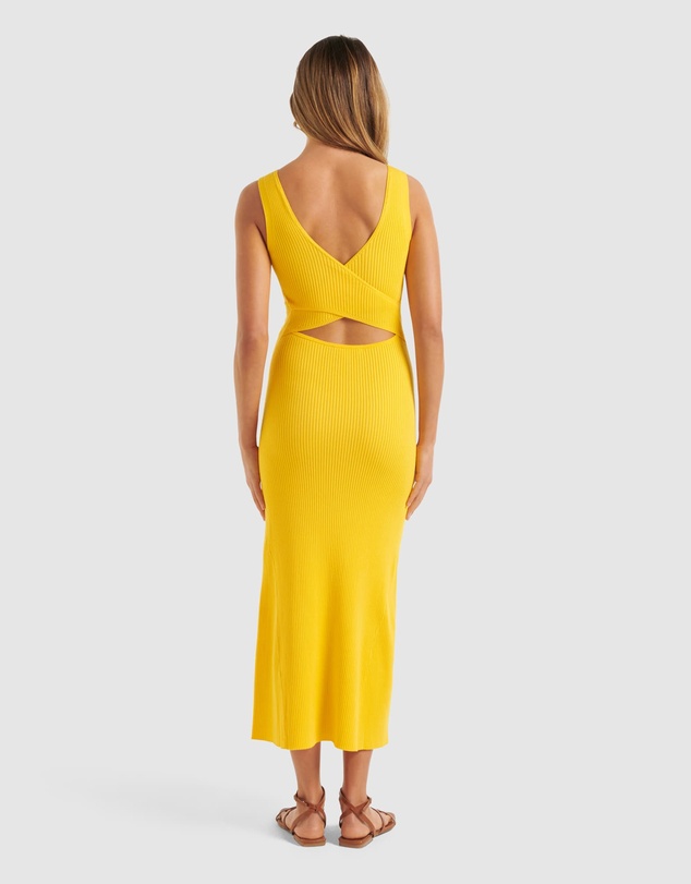 Forever New - Jesse Cross Back Rib Knit Dress