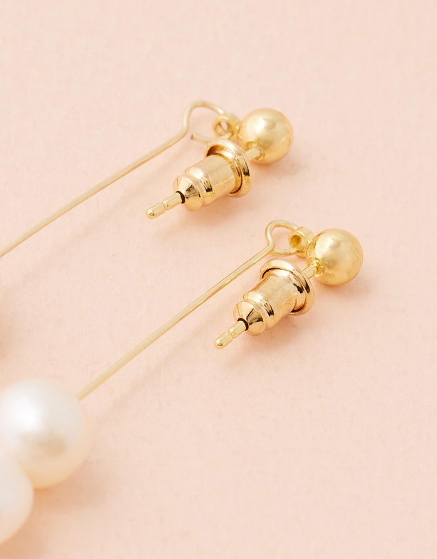 Moira Hughes - The White Label - Livvy Pearl Drop Earrings