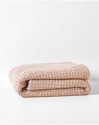 Aura Home - Waffle Throw