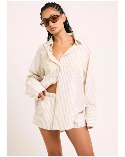 Subtitled - Zuri Striped Long Sleeve Shirt