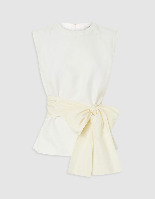 Oroton - Contrast Tie Detail Shell