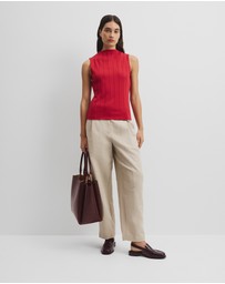 Country Road - Mock Neck Rib Tank