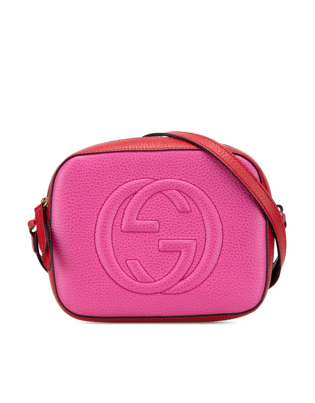 Pre-Loved by Azura Reborn - Pre-Loved Small Bicolor Leather Soho Disco Crossbody