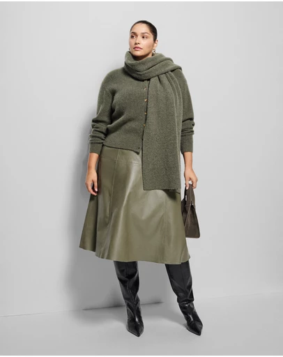 Commonry - Saskia Leather Skirt