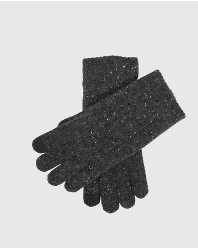 DENTS - Touchscreen Cable Knit Gloves
