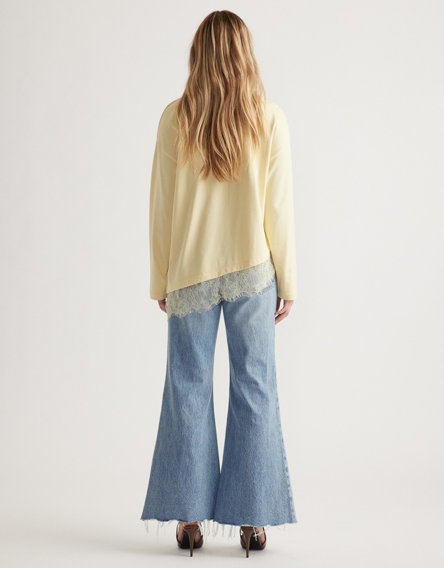 Decjuba - Sofia Lace Trim Long Sleeve