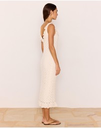 MINKPINK - Sabine Pointelle Midi Dress