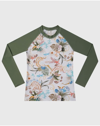 Aqua Blu Kids - Playa Long Sleeve Rash Vest - Teens