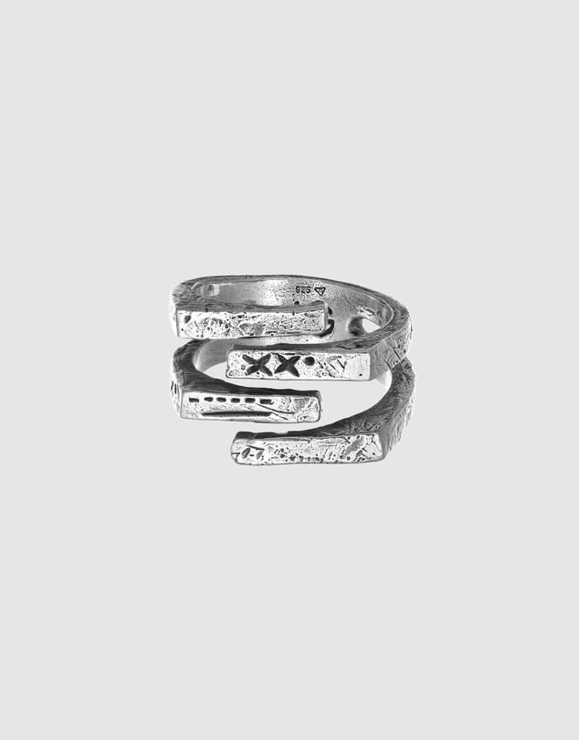 Haze & Glory - ICONIC EXCLUSIVE - Quatro Ring in Oxidised 925 Silver