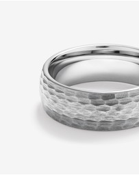 Michael Hill - 8mm Hammered Wedding Band in Tungsten