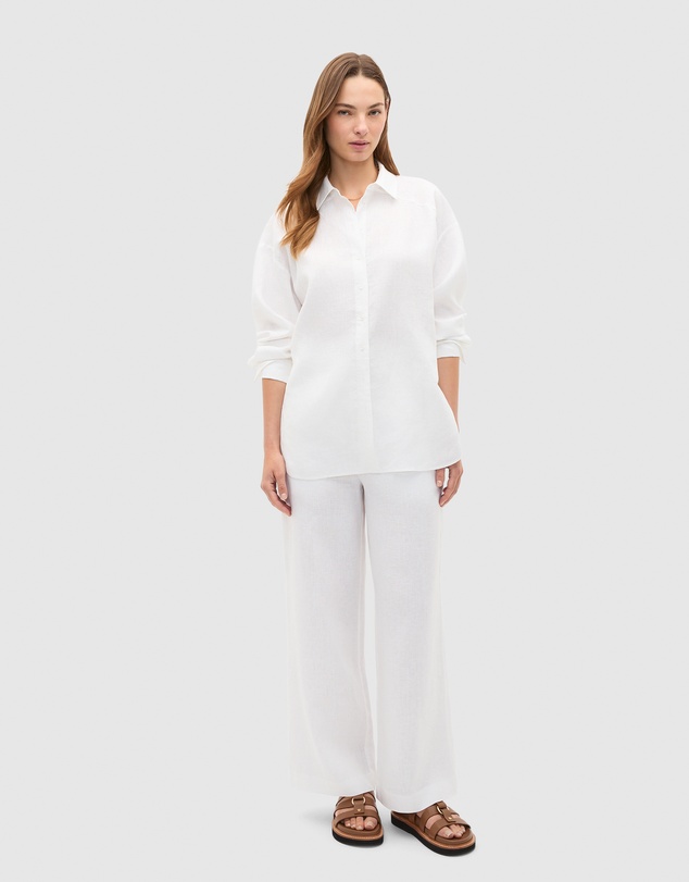 Seed Heritage - Core Linen Waisted Pant