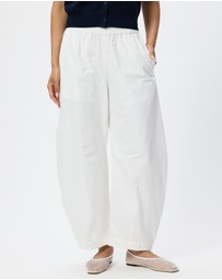 White By FTL - Terra Barrel Pants