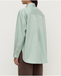 Assembly Label - Marigold Poplin Long Sleeve Shirt