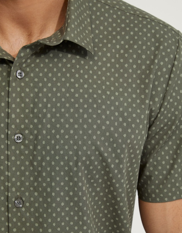 Oxford - Leyton Printed Short Sleeve Shirt
