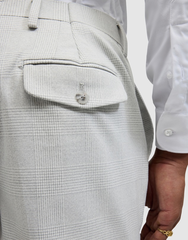 Politix - Prince Of Wales Check Tailored Suit Pant