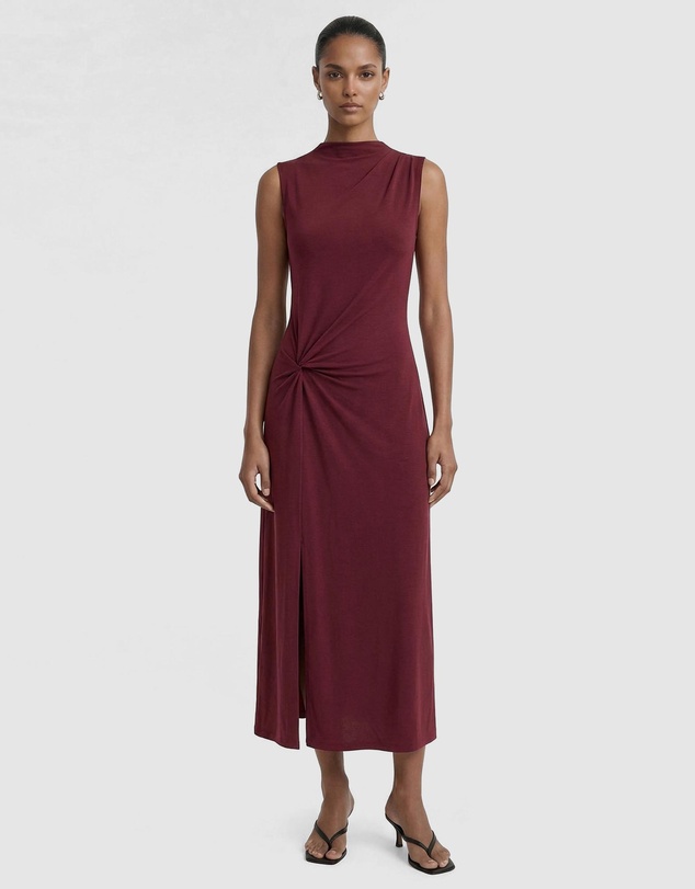 Staple the Label - Velo Twist Midi Dress