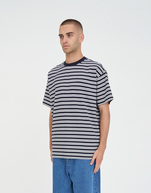 Huffer - Stripe Block Tee