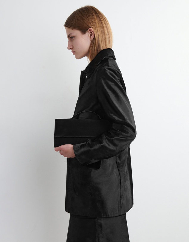 COS - Suede Clutch