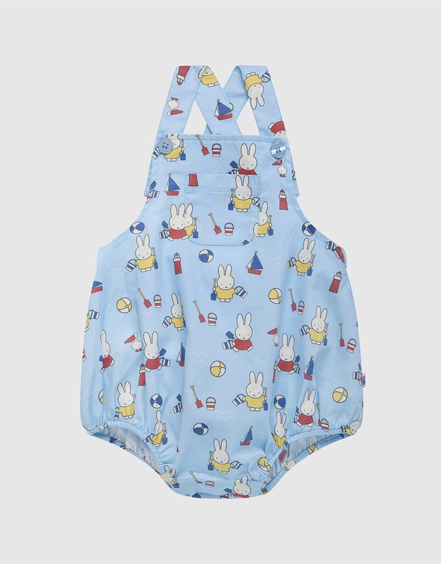 Kynd Baby - Miffy Pocket Romper in Harbor Blue