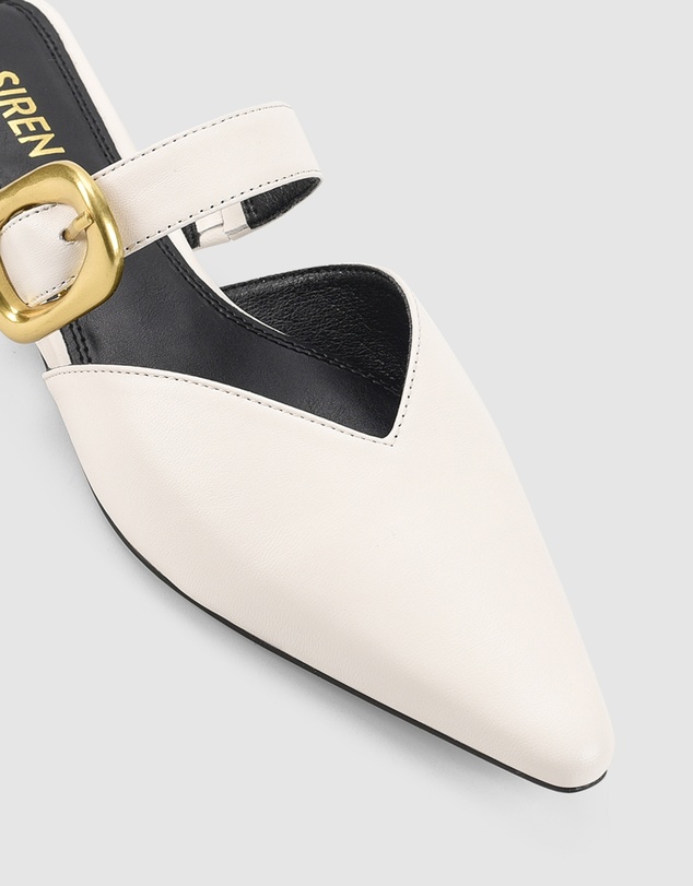 Siren - Allegra Close Toe Buckle Slide