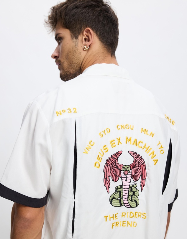 Deus Ex Machina - Hisssterical Bowling Shirt