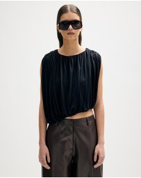 Minima Esenciales - Delfin Draped Jersey Top