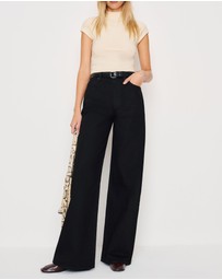 Reformation - Cary High Rise Slouchy Wide Leg Jeans
