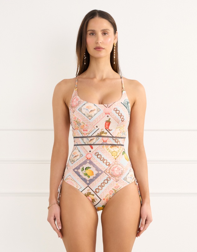 Aqua Blu Australia - Azulejos Zinnia DD/E Cup One Piece