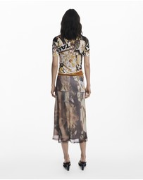 Desigual - Collage tulle skirt