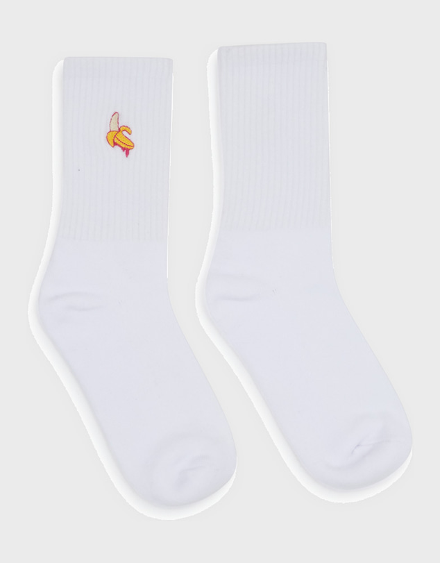 Budgy Smuggler - Crew Socks In Drippy Banana
