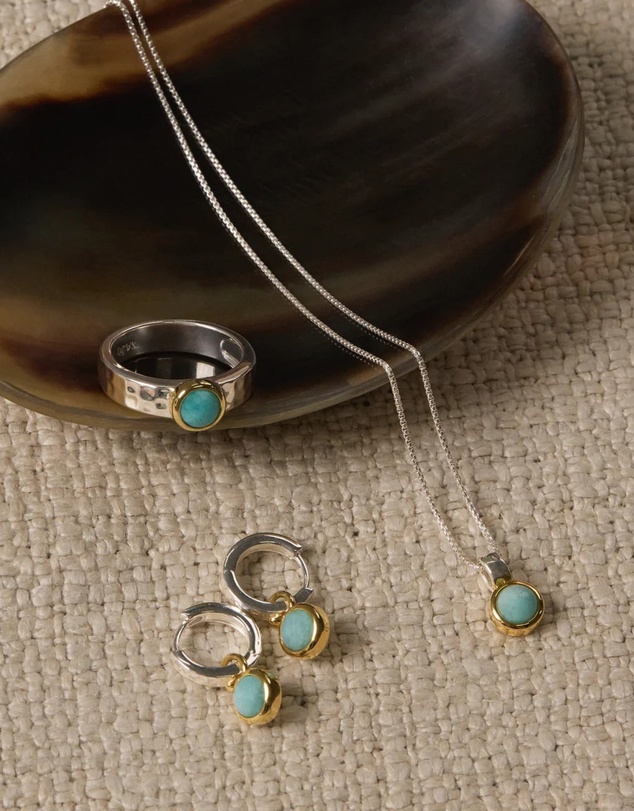 Najo - Solace 2-Tone Amazonite Necklace