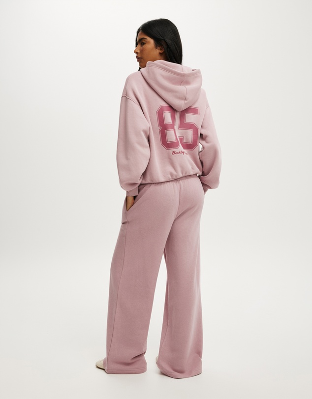 Cotton On - Graphic Boxy Fleece Hoodie