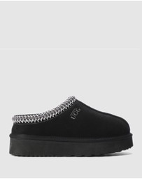 AusWooli Ugg Boots - Mentone Sheepskin Wool Ankle Braid Platform Slippers