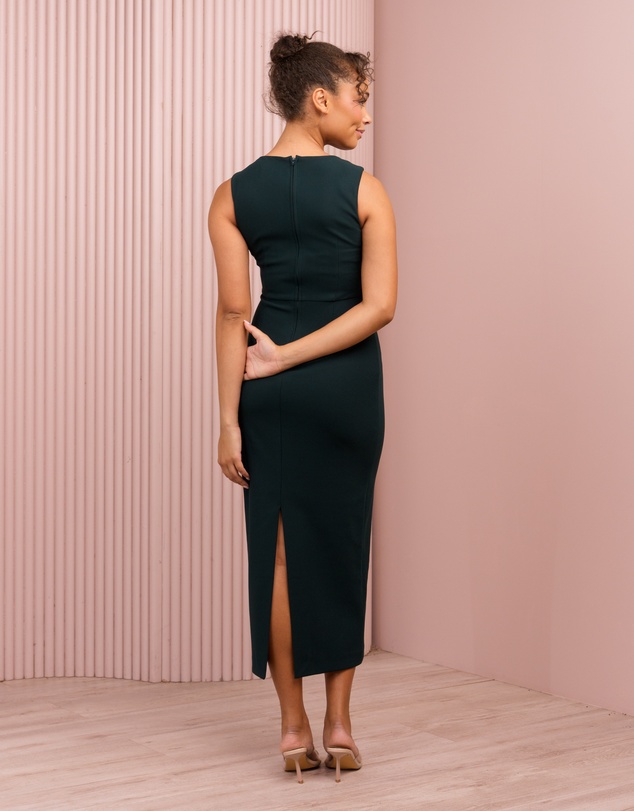 Azzurielle - Raven Sleeveless Midi Dress