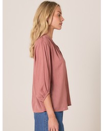 Fate + Becker - Shae Split Neck Blouse