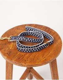 Mog & Bone - Hemp Dog Collar & Lead - Navy Cross
