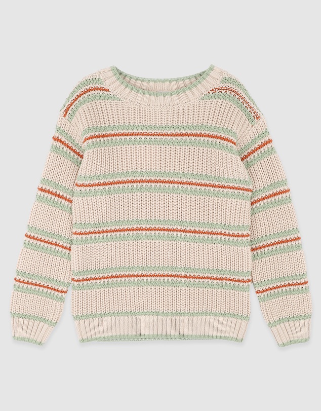 Fox & Finch - Wild Side Stripe Knitted Jumper 3-7 Yrs