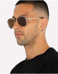 Eclectics - Riley Sunglasses - Polarised Gold
