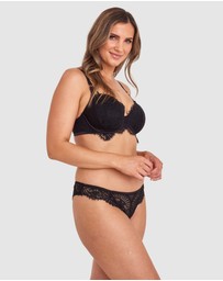 Bras N Things - Madhvi Brazilian Knicker - Black