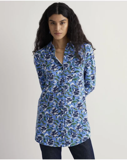 Seasalt - Dove Plant 3/4 Sleeve Tunic
