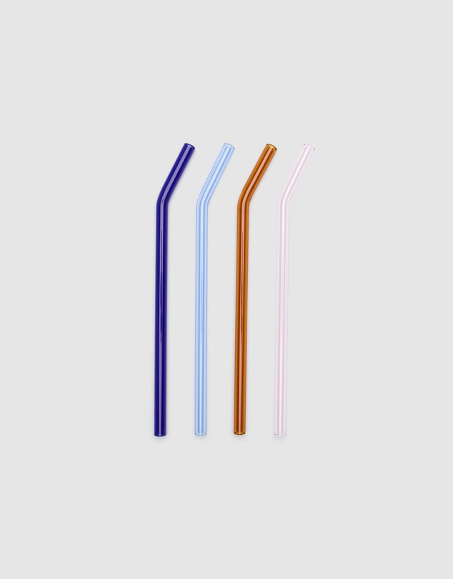 Seed Heritage - Ellis Glass Straw Set of 4