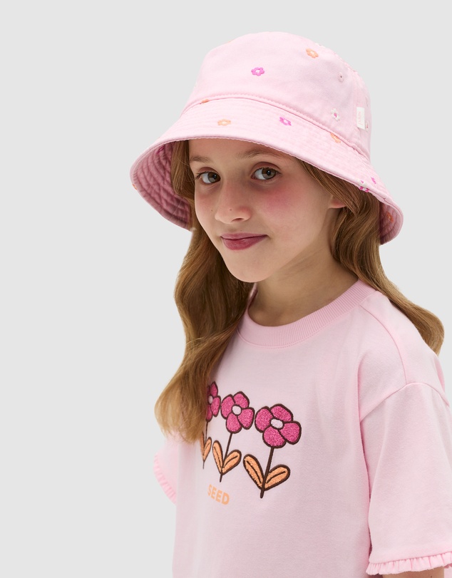 Seed Heritage - Embroidered Flower Bucket Hat