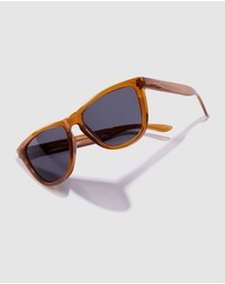 Hawkers Co - Polarized Brown One Raw Sunglasses for Men and Women UV400