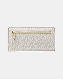 Michael Kors - Bryant Large Signature Logo Snap-Front Wallet