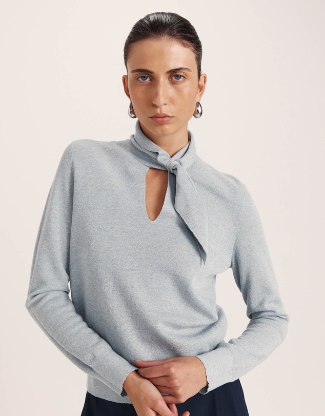 SABA - Mariya Long Sleeve Sparkling Knit