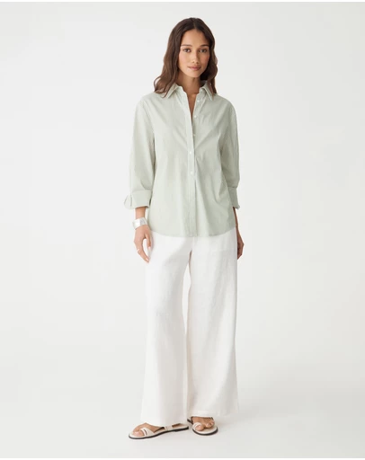 Forcast - Samara 2 Cotton Striped Shirt