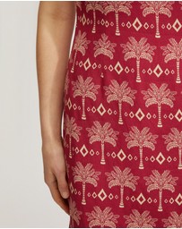 Oxford - Scala Strapless Printed Dress