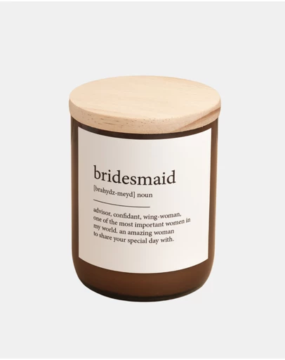 The Commonfolk Collective - Bridesmaid ~ Dictionary Meaning Candle